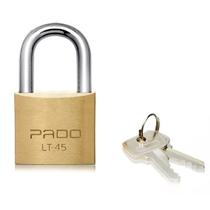 Cadeado De Latão 45mm 2 Chaves Cor Dourado Lt-45 Pado