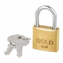 Cadeado de Latão Maciço 30 mm Gold