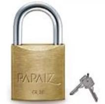 Cadeado de latão maciço Papaiz CR 25 linha clássica Cadeado de latão maciço Papaiz CR 25 linha clássica