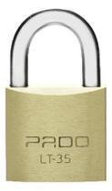 Cadeado De Latão Pado Lt 35mm 2 Chaves Não Enferruja Cor Dourado