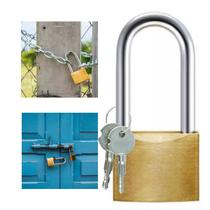 Cadeado De Latão Versátil Haste Longa Para Segurança 50mm Com Chaves Tetra Cadeado De Latão Versátil Haste Longa Para Segurança 50mm Com Chaves Tetra