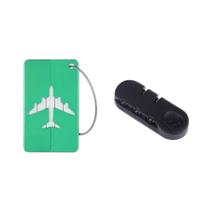 Cadeado de Mala com Tag Identificador Verde