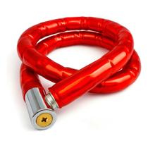 Cadeado de Moto Corrente Reforçada com 2 Chaves Tetra Anti-Furto para Segurança Total