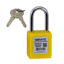 Cadeado de Segurança DBS-LOCK Multiuso Amarelo para Trava de Disjuntor DIN