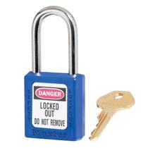 Cadeado de segurança Master Lock 410BLU Lockout Tagout com chave