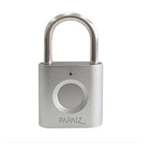 Cadeado Digital com Biometria CF30 Prata Papaiz