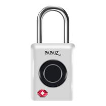 Cadeado Digital com Biometria e Senha Inteligente Recarregável TSA 35B - Papaiz Cadeado Digital com Biometria e Senha Inteligente Recarregável TSA 35B - Papaiz