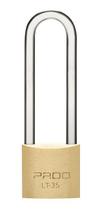 Cadeado E-35 Em Latão Pado Haste Longa 35mm X 75mm 2 Chaves