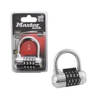 Cadeado em Aço Master Lock 1523D Preto 4 Dígitos Importado