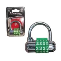 Cadeado em Aço Master Lock 1523D Verde 4 Dígitos Importado