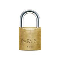 Cadeado Em Latão De Cr25 Com 2 Chaves Linha Clássica Papaiz Cor Dourado