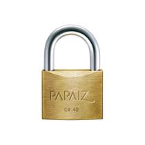 Cadeado Em Latão De Cr40 Com 2 Chaves Linha Clássica Papaiz Cor Dourado