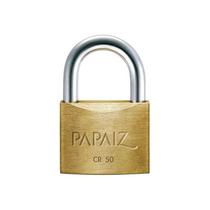 Cadeado Em Latão De Cr50 Com 2 Chaves Linha Clássica Papaiz Cor Dourado
