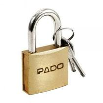 Cadeado em Latão Maciço E40 - 2 Chaves - Marca Pado