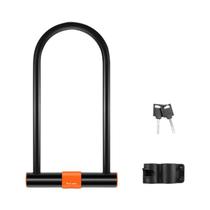 Cadeado Em U De Aço Carbono Antifurto Para Bicicleta MTB, Bicicleta De Estrada, Motocicleta,