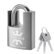 Cadeado envolto em aço inoxidável de alta segurança KAWAHA 21/40KD-3SK Cadeado envolto em aço inoxidável de alta segurança KAWAHA 21/40KD-3SK