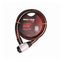 Cadeado Espiral 25mm x 1,2m com chave Inviktus