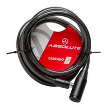 Cadeado Espiral Absolute com Chave 1m x 12mm Suporte de Transporte VS Bike Cadeado Espiral Absolute com Chave 1m x 12mm Suporte de Transporte VS Bike