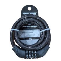Cadeado Espiral Genesi 1mx10mm com Segredo Cabo de Aço Revestido para Bicicleta Cadeado Espiral Genesi 1mx10mm com Segredo Cabo de Aço Revestido para Bicicleta