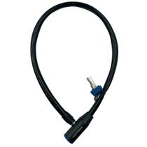 Cadeado Espiral Tranca Bike Chave Bicicleta Moto Preto