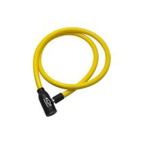 Cadeado Flexível Chave GM 1m x 12mm Amarelo com Preto