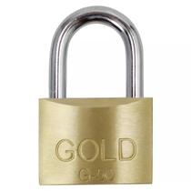 Cadeado Gold 20 MM Latão Maciço - 2 Chaves