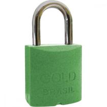 Cadeado Gold Color 25 Verde