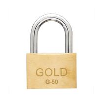 Cadeado Gold Latão Linha Yale 50MM Trava Dupla Anti micha