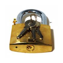 Cadeado Grande 75mm Triangle Proteção Antifurto Cadeado Robusto e Reforçado Cadeado Grande 75mm Triangle Proteção Antifurto Cadeado Robusto e Reforçado