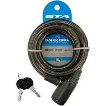 Cadeado grosso esp. c/ chave gta (1m x 12mm) preto 74019*