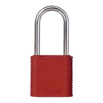 Cadeado Haste Longa 35 X 50 Vermelho Bloqueio - Pado