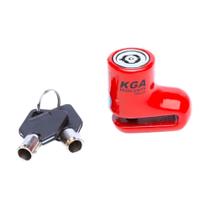 Cadeado Kga Moto Parts Trava Disco 2701 Vermelho