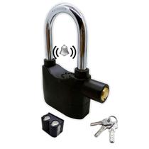 Cadeado Kinbar Alarme Anti-furto Comércio Haste Longa Cor Preto