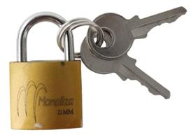 Cadeado Latão Dourado 20x21mm Segurança Porta Armario