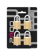Cadeado latao pado lt 30 kit com 4 unid 51003002 Cadeado latao pado lt 30 kit com 4 unid 51003002