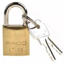 Cadeado Latão Pado Resistente Com Duas Chaves Lt 20mm