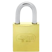 Cadeado Latonado 30MM Zamac Bronze Resistência à Corrosão Stam Metalúrgica Cadeado Latonado 30MM Zamac Bronze Resistência à Corrosão Stam Metalúrgica