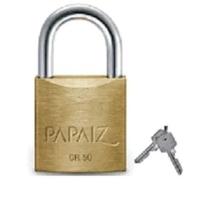 Cadeado linha Standard / Clássica Latão Maciço CR 50 Papaiz