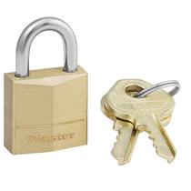 Cadeado Master Lock 120D em latão com chave diferente