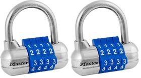 Cadeado Master Lock 1523D Defina sua própria combinação, pacote com 2
