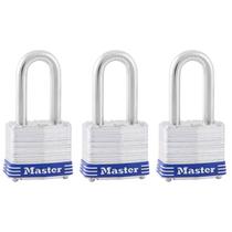 Cadeado Master Lock 3TRILF - Com Chave - Pacote com 3