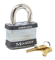 Cadeado Master Lock 5KA A389 em aço laminado com 5 cm de largura Cadeado Master Lock 5KA A389 em aço laminado com 5 cm de largura