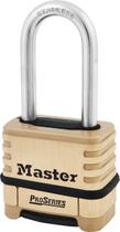 Cadeado Master Lock Brass Pro Series 1175LHSS com 5,7 cm de largura Cadeado Master Lock Brass Pro Series 1175LHSS com 5,7 cm de largura