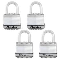 Cadeado Master Lock M1XQ Magnum Heavy Duty, pacote com 4 chaves
