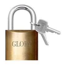 Cadeado Médio Glory 32x12mm - Segurança Ideal para Armários, Malas e Portões
