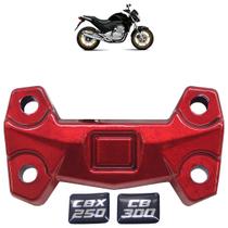 Cadeado Mesa Guidão CB 300 2009 2010 2011 2012 2013 2014 2015 Vermelho