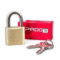 Cadeado Pado 30mm Latão De Armário Gaveta Malas Segredos Iguais 2 Chaves Cadeado Pado 30mm Latão De Armário Gaveta Malas Segredos Iguais 2 Chaves