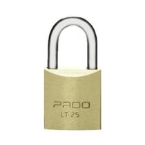 Cadeado Pado E-25 25 Mm Latão Maciço Inoxidável Com Disco De Segurança E Dupla Trava
