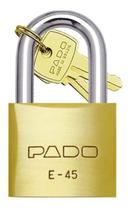Cadeado pado e-45mm padrao rs ceee rge aes sul latao reforçado