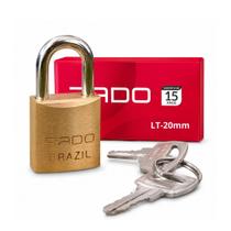 Cadeado Pado Latão 20mm 2 Chaves Segredo Diferente Armário Mala Dourado Cadeado Pado Latão 20mm 2 Chaves Segredo Diferente Armário Mala Dourado